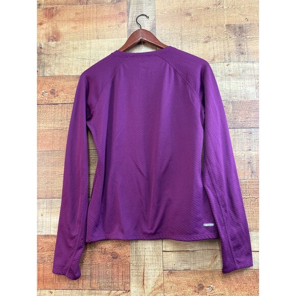 The North Face Womens Vaporwick Long Sleeve Purple Shirt M - Picture 6 of 7